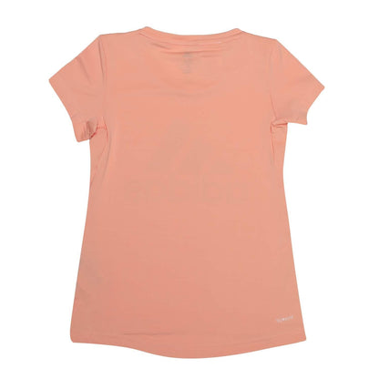 Pink - Back - Adidas Childrens-Kids Holiday T-Shirt
