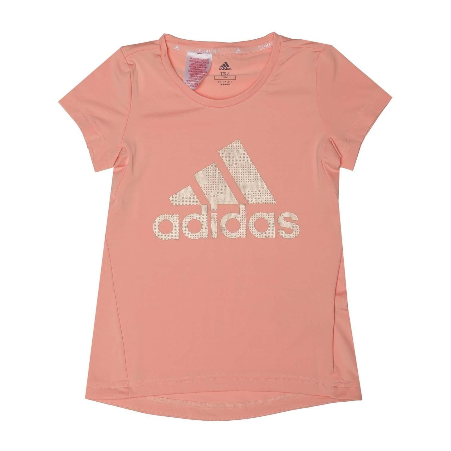 Pink - Front - Adidas Childrens-Kids Holiday T-Shirt