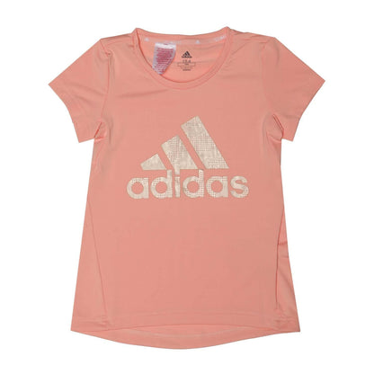 Pink - Front - Adidas Childrens-Kids Holiday T-Shirt