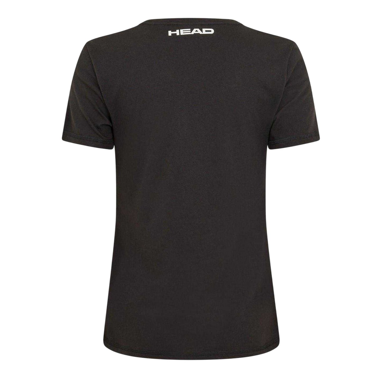 Black - Back - Head Womens-Ladies Bold T-Shirt