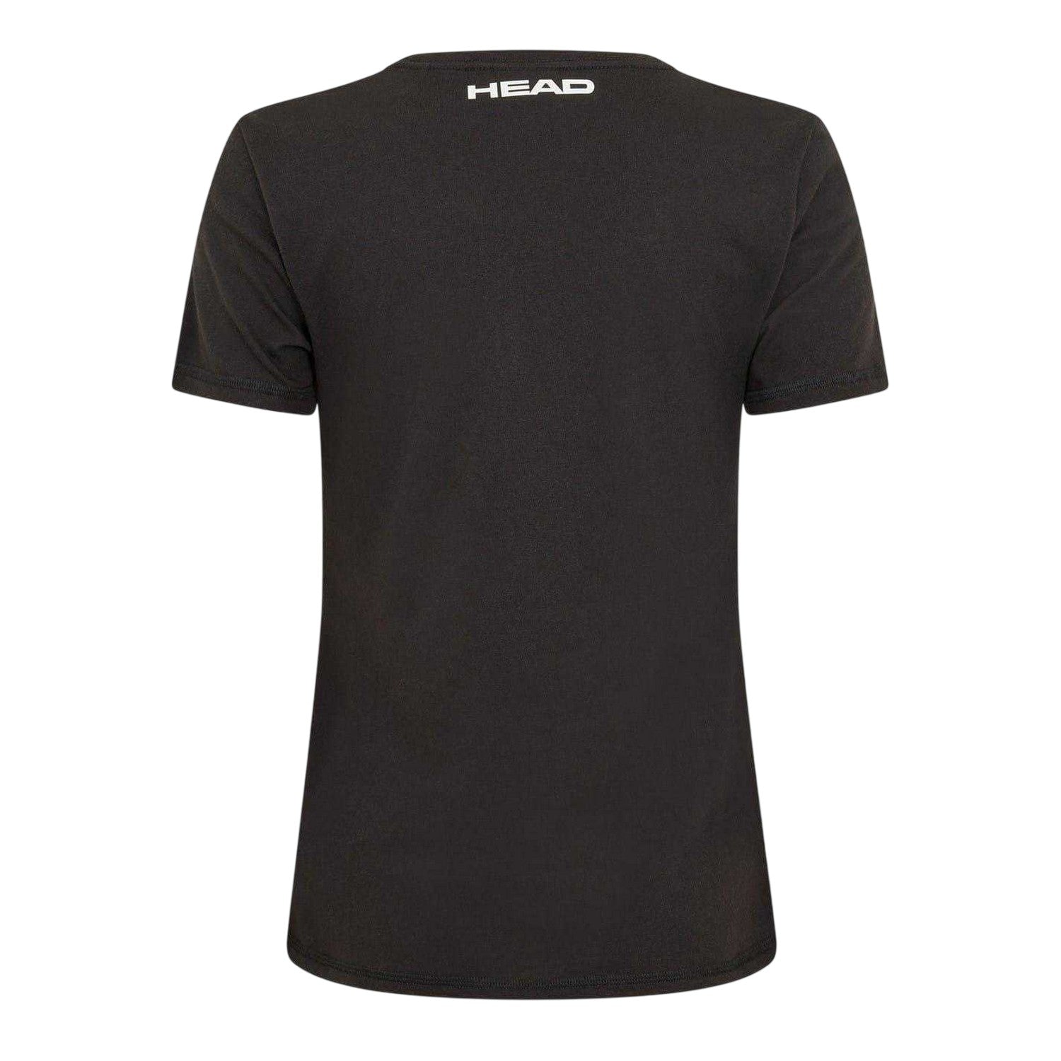 Black - Back - Head Womens-Ladies Bold T-Shirt