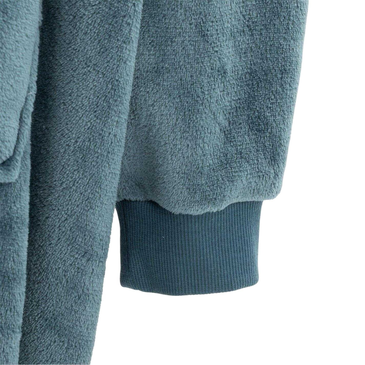 Teal - Side - Howick Mens Polyester Blanket Hoodie