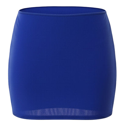 Ocean - Back - Jack Wills Womens-Ladies Mesh Fitted Mini Skirt