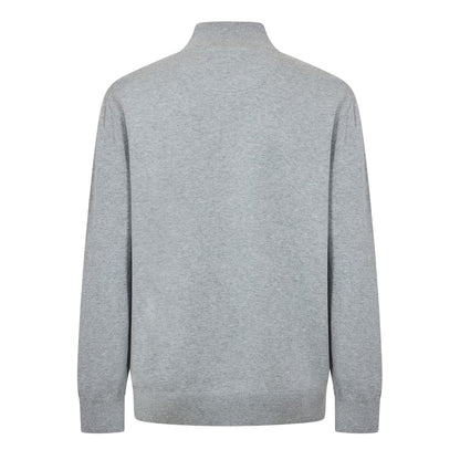 Medium Grey Heather - Back - Timberland Mens Full Zip Regular Sweater Top