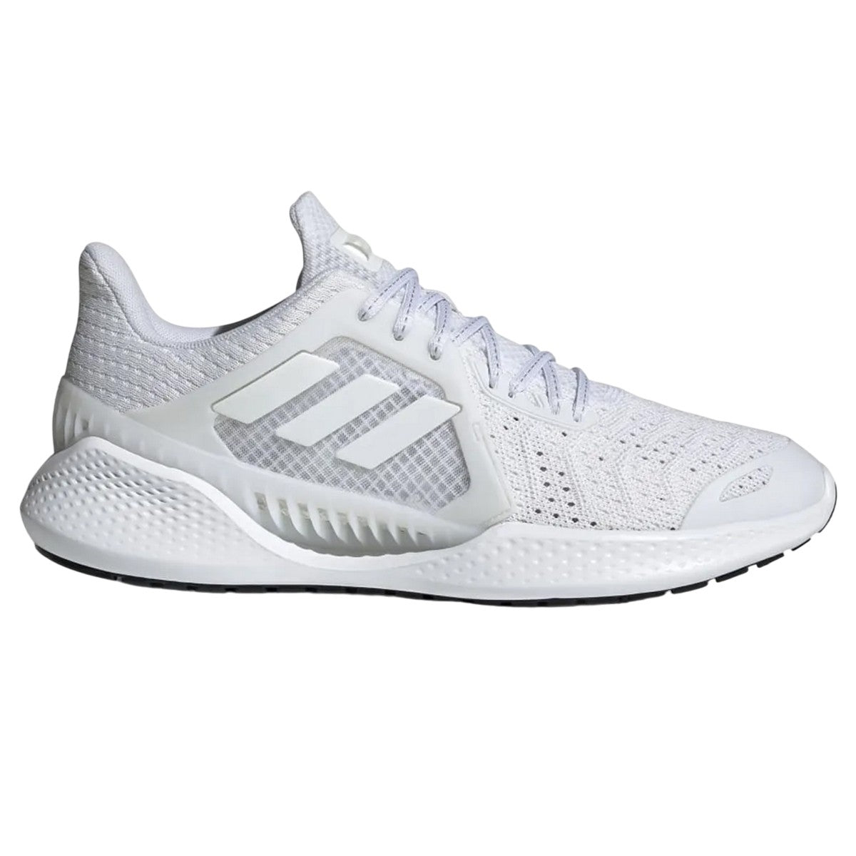 White - Lifestyle - Adidas Womens-Ladies Climacool Perforated Running Trainers