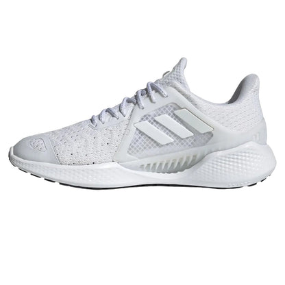 White - Pack Shot - Adidas Womens-Ladies Climacool Perforated Running Trainers