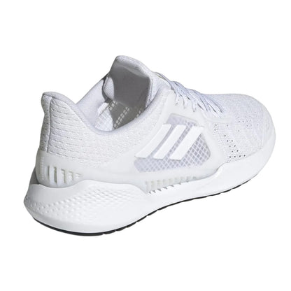 White - Back - Adidas Womens-Ladies Climacool Perforated Running Trainers
