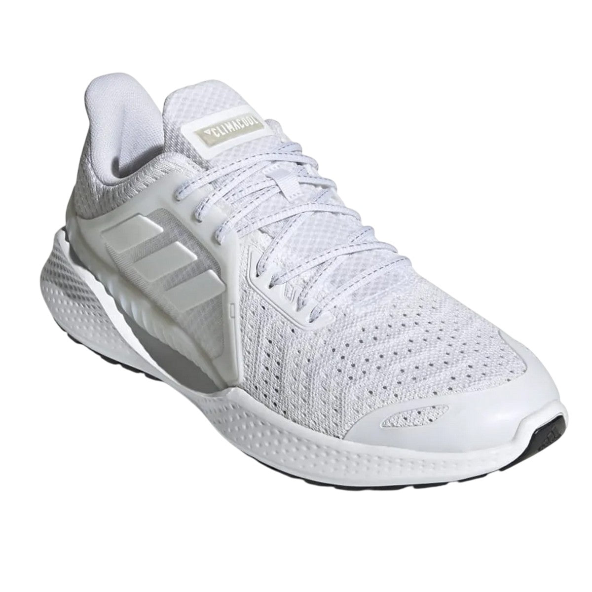 White - Front - Adidas Womens-Ladies Climacool Perforated Running Trainers