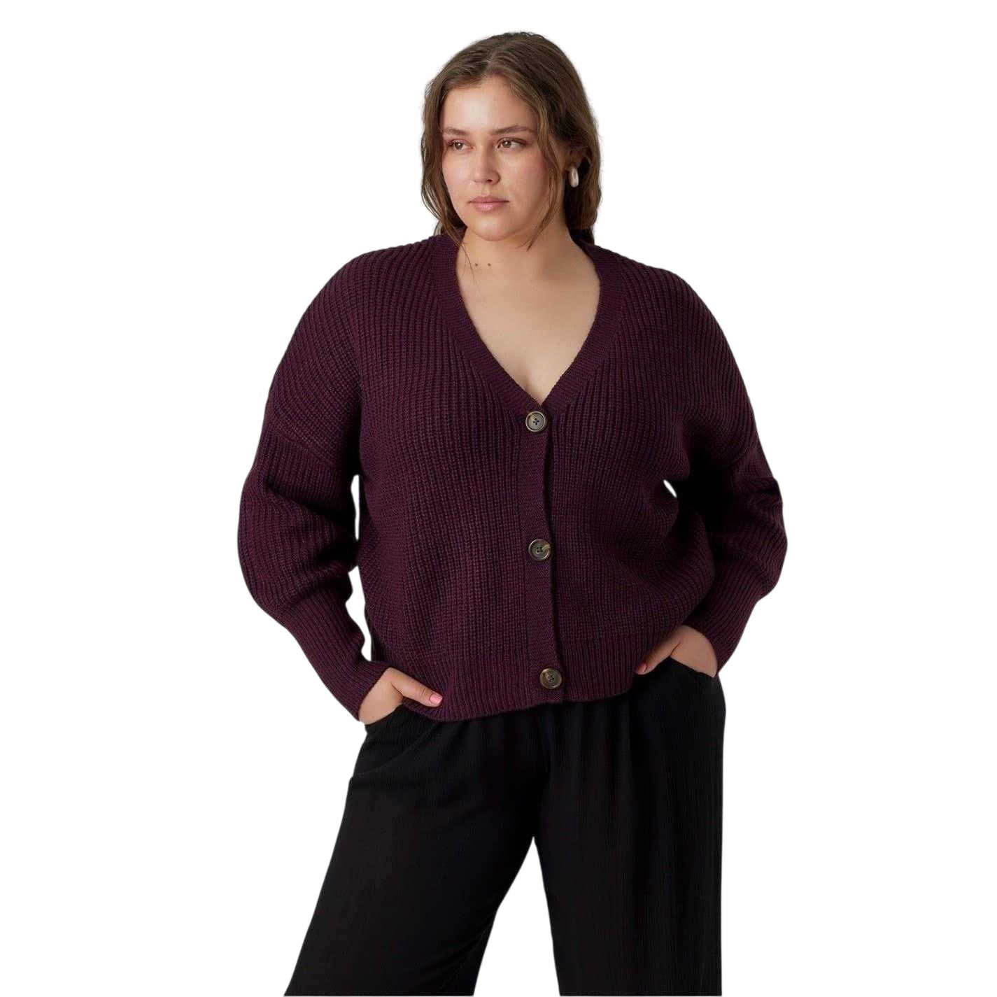 Winetasting - Lifestyle - Vero Moda Womens-Ladies V Neck Relaxed Fit Cardigan