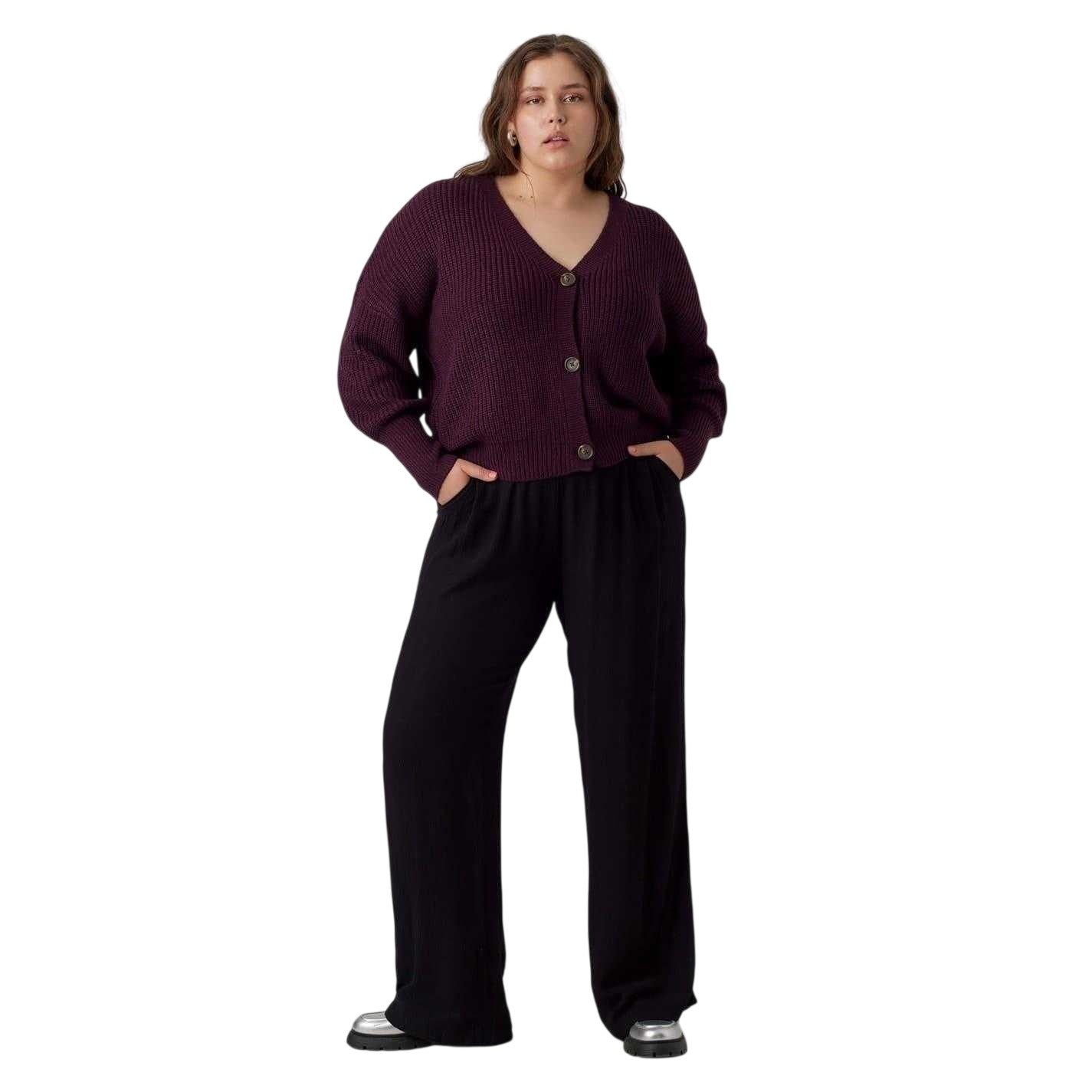 Winetasting - Pack Shot - Vero Moda Womens-Ladies V Neck Relaxed Fit Cardigan