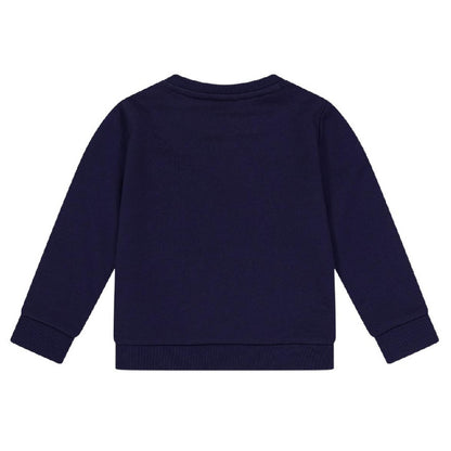 Navy - Back - Lyle & Scott Childrens-Kids Embroidered Logo Sweatshirt