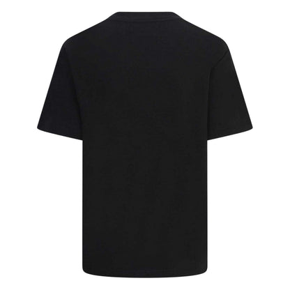 Black - Back - Blank Essentials Womens-Ladies Logo Oversized Boyfriend T-Shirt