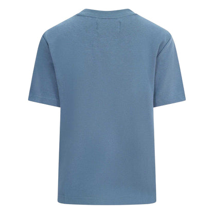Orion Blue - Back - Blank Essentials Womens-Ladies Logo Oversized Boyfriend T-Shirt