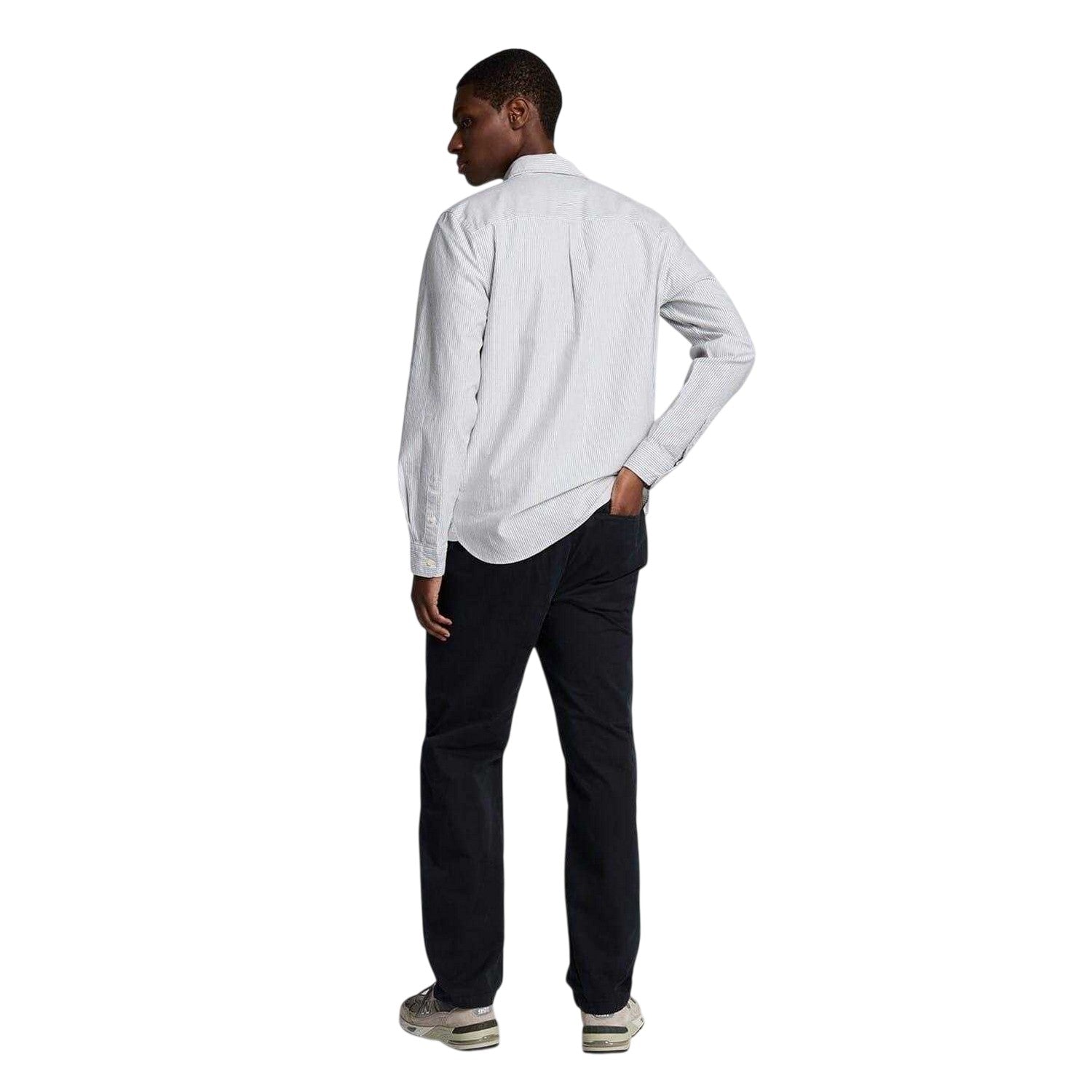 Jet Black - Back - Lyle & Scott Mens Tapered Chinos