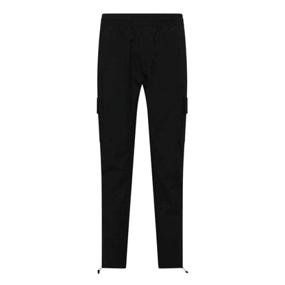 Black - Front - Duck and Cover Mens Chatslare Logo Combat Trousers