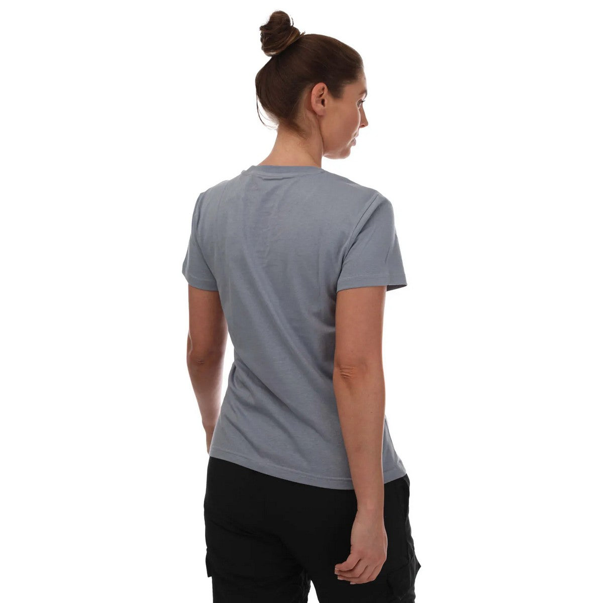 Grey-Blue - Back - Adidas Womens-Ladies Terrex Logo T-Shirt