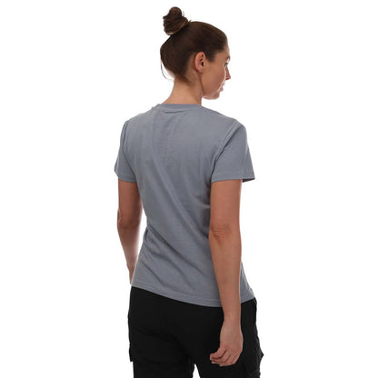 Grey-Blue - Back - Adidas Womens-Ladies Terrex Logo T-Shirt
