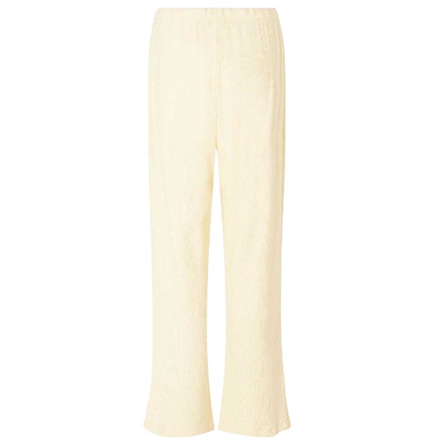Straw - Back - CCDK Copenhagen Womens-Ladies Neela Ribbed Trousers