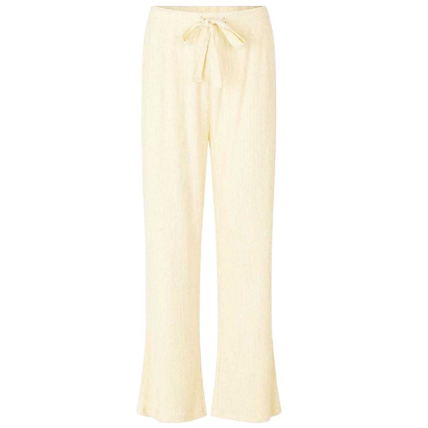 Straw - Front - CCDK Copenhagen Womens-Ladies Neela Ribbed Trousers