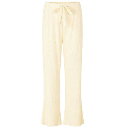 Straw - Front - CCDK Copenhagen Womens-Ladies Neela Ribbed Trousers