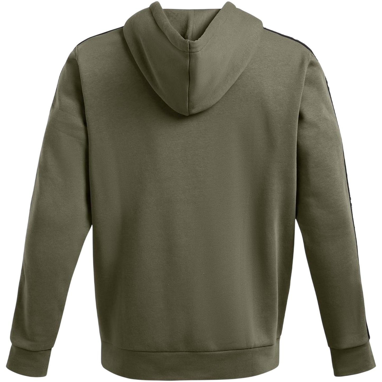 Marine OD Green - Back - Under Armour Mens Icon Cotton Blend Taped Sleeve Hoodie