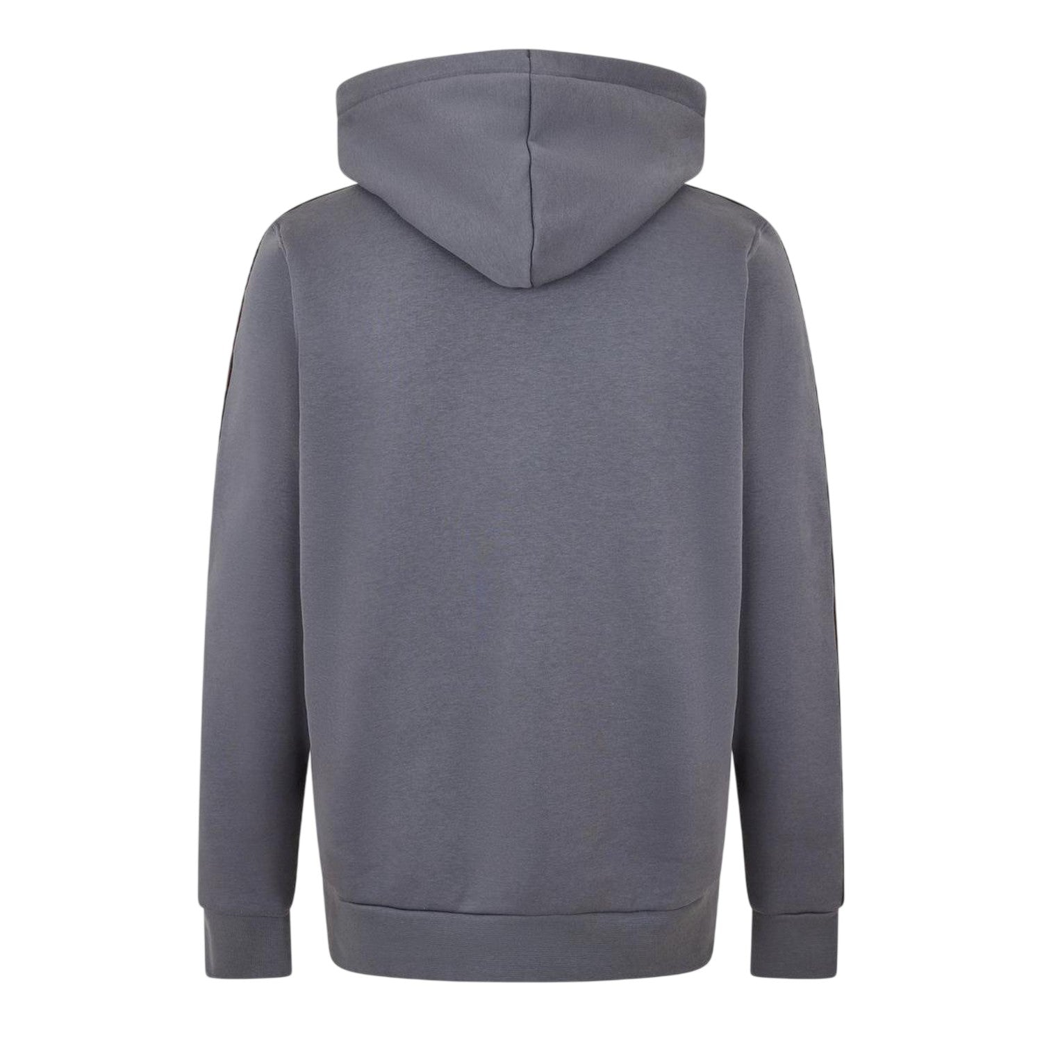 White Castlerock-Red - Back - Under Armour Mens Icon Cotton Blend Taped Sleeve Hoodie