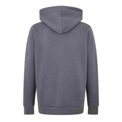 White Castlerock-Red - Back - Under Armour Mens Icon Cotton Blend Taped Sleeve Hoodie