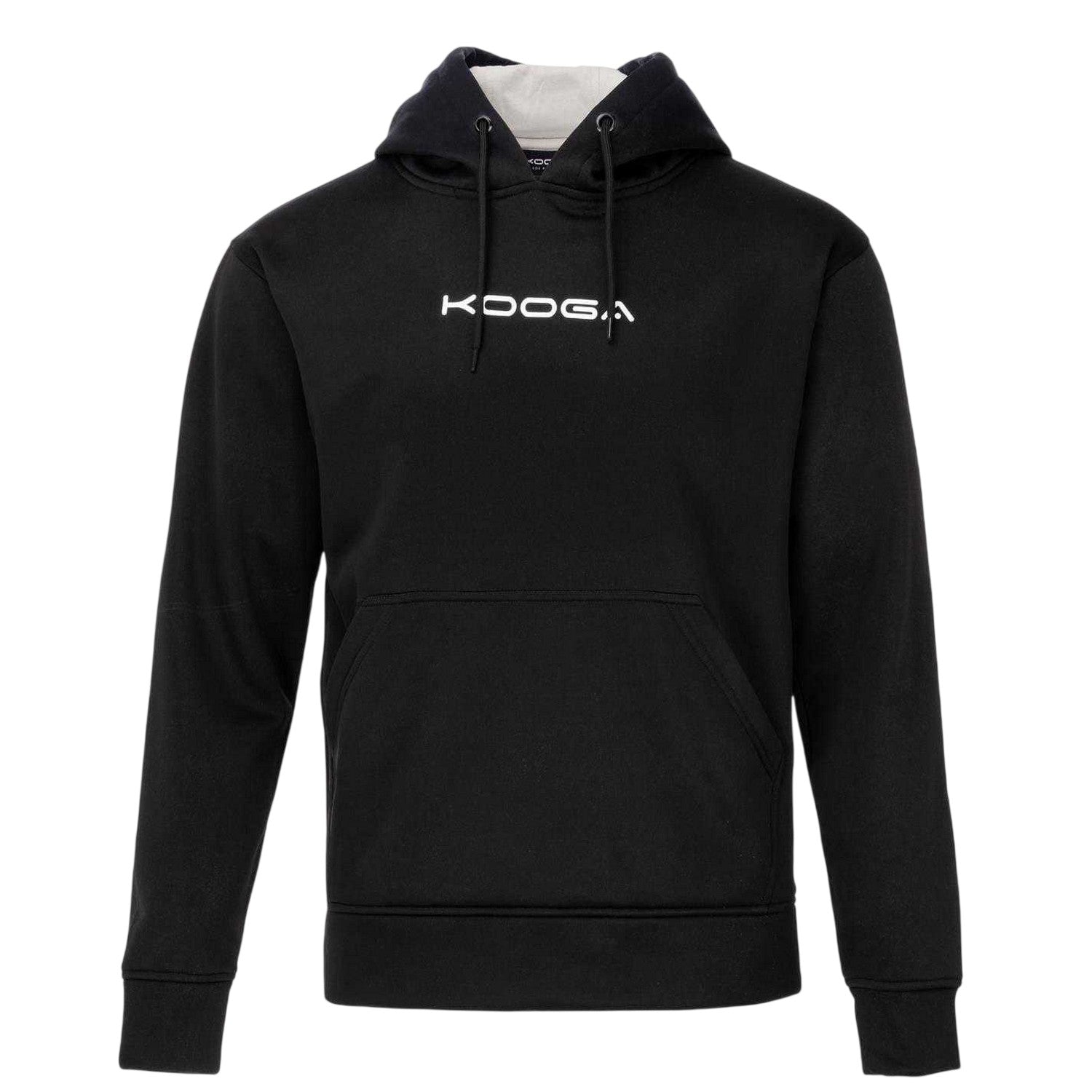 Black - Front - KooGa Mens Oth Long-Sleeved Hoodie