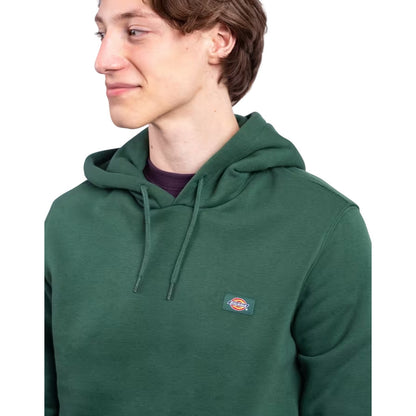 Needle Green - Side - Dickies Mens Oakport Pullover Hoodie