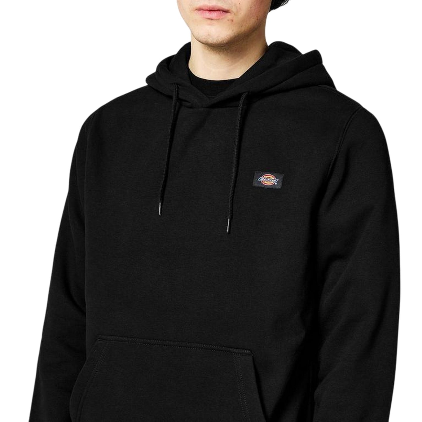 Black - Side - Dickies Mens Oakport Pullover Hoodie