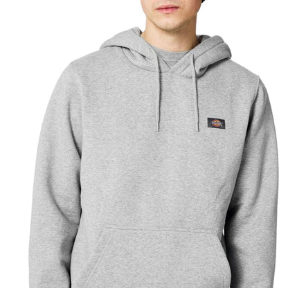 Grey Melange - Side - Dickies Mens Oakport Pullover Hoodie