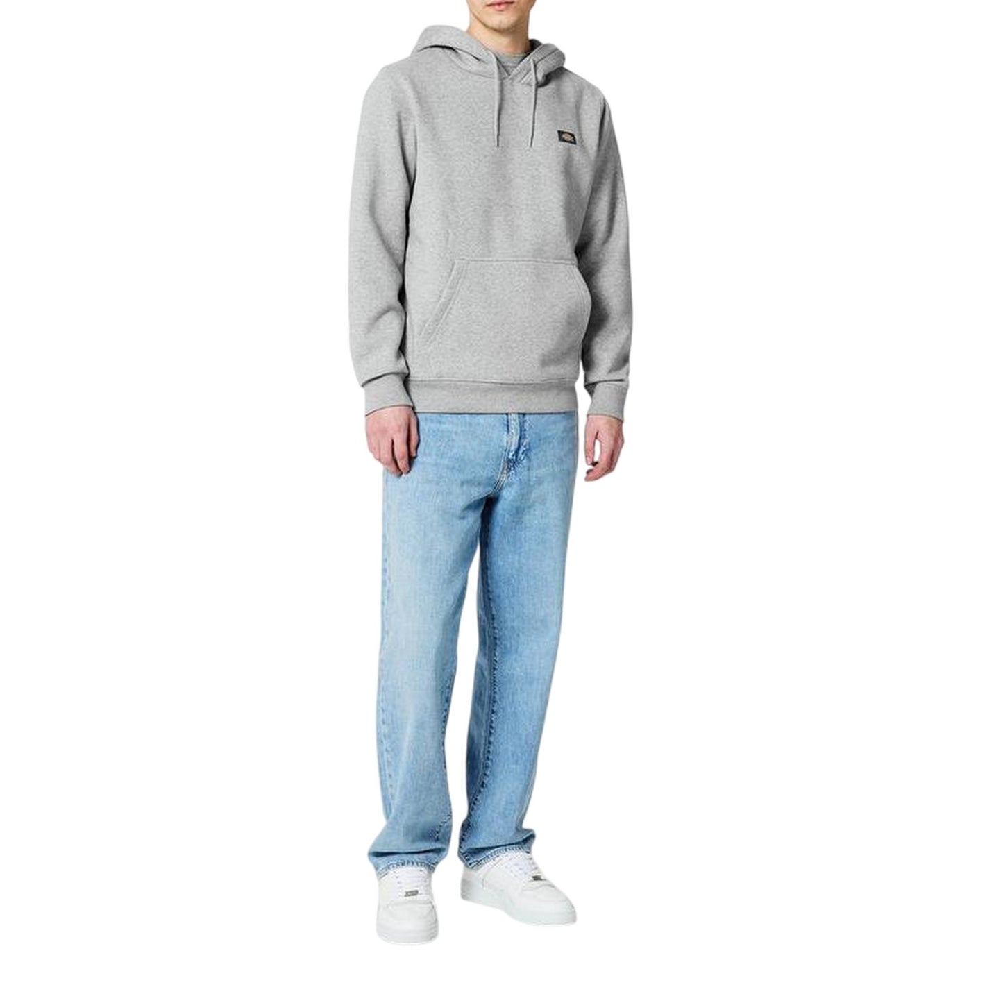 Grey Melange - Lifestyle - Dickies Mens Oakport Pullover Hoodie