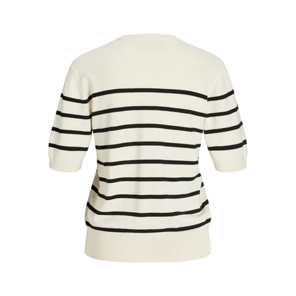Vanilla Ice - Back - JJXX Womens-Ladies Layla Stripe Crew Neck Top