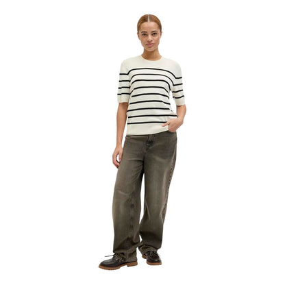 Vanilla Ice - Lifestyle - JJXX Womens-Ladies Layla Stripe Crew Neck Top