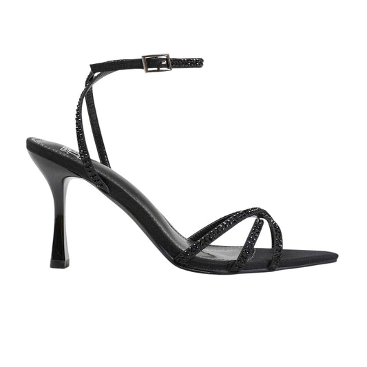 Black - Front - Where's That From Womens-Ladies Audra Gem High Heels