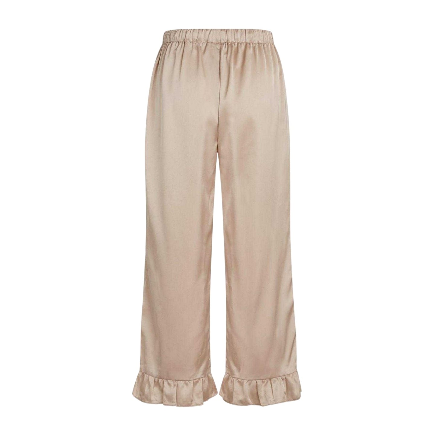 Moonlight - Back - CCDK Copenhagen Womens-Ladies Saga Satin Frill Trousers