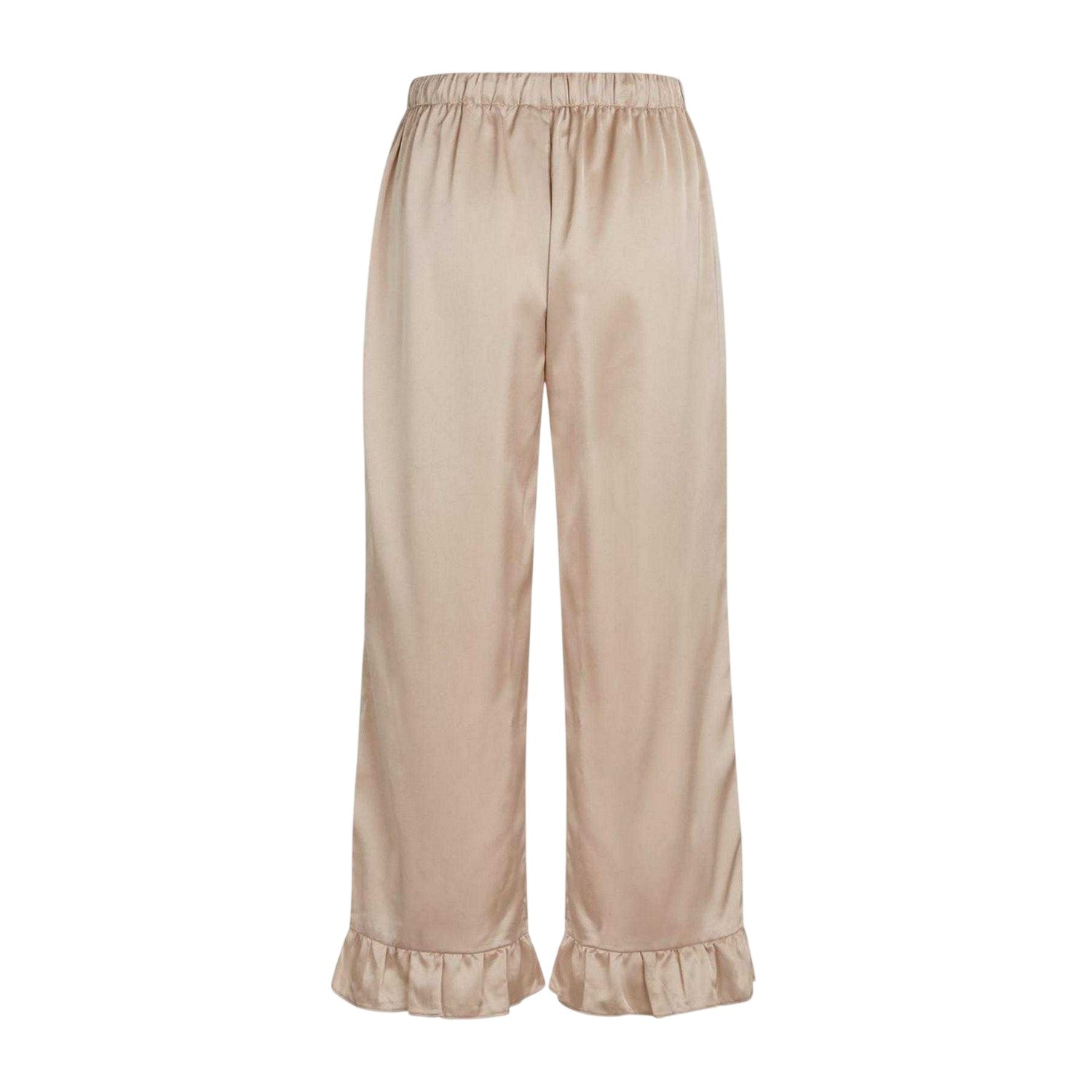 Moonlight - Back - CCDK Copenhagen Womens-Ladies Saga Satin Frill Trousers
