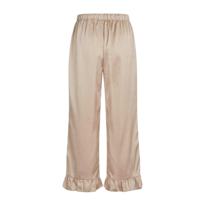 Moonlight - Back - CCDK Copenhagen Womens-Ladies Saga Satin Frill Trousers