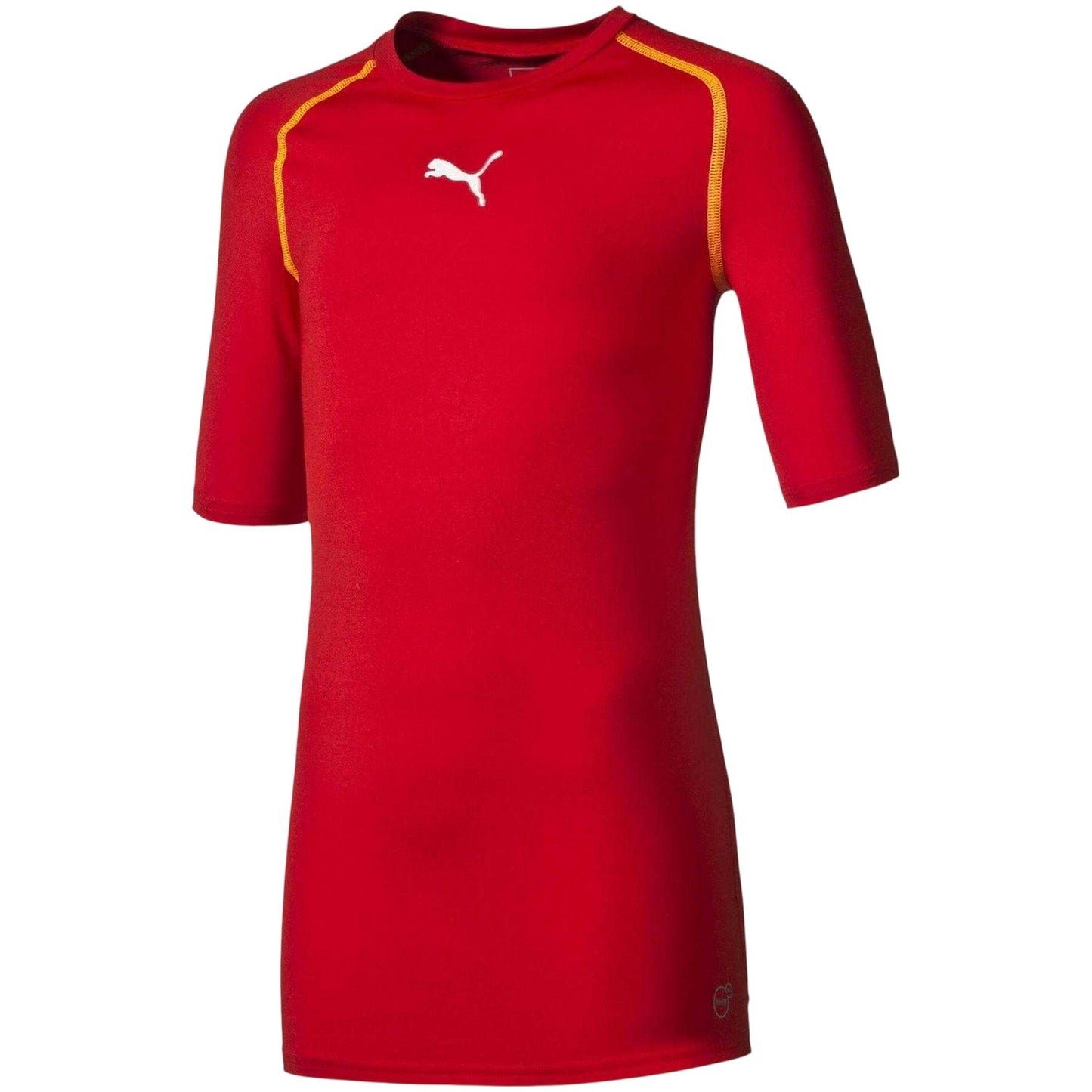 Red - Front - Puma Childrens-Kids Logo Vent Training Top