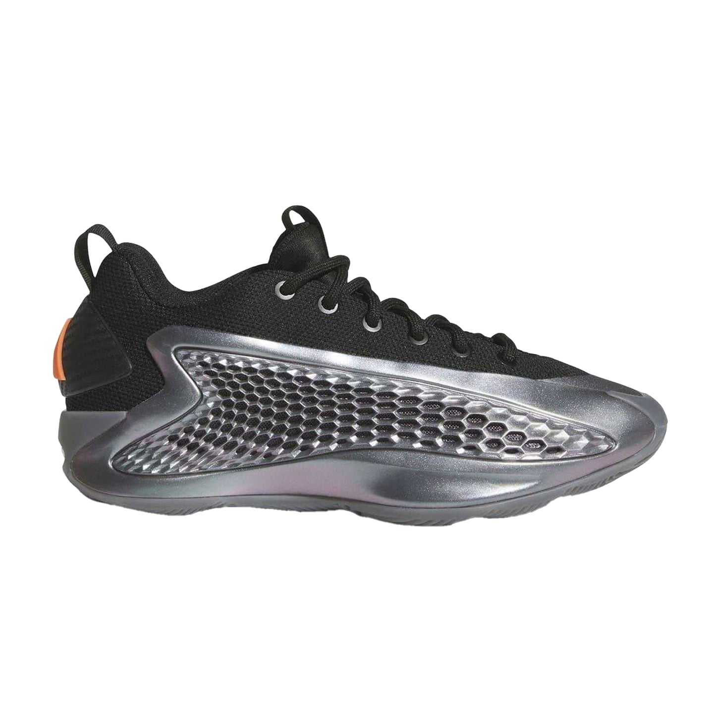 Iron-Core Black-Silver - Front - Adidas Childrens-Kids Anthony Edwards Honeycomb Trainers
