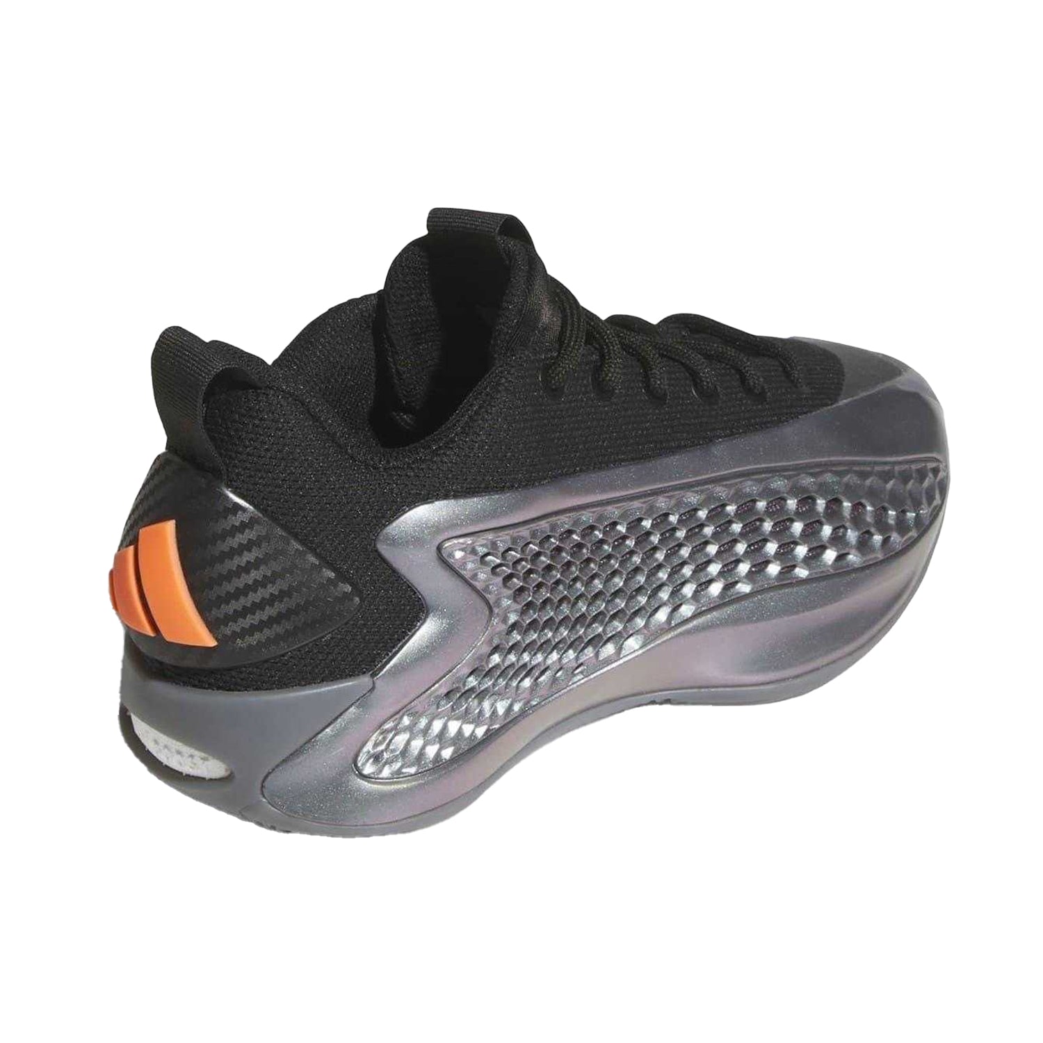 Iron-Core Black-Silver - Back - Adidas Childrens-Kids Anthony Edwards Honeycomb Trainers
