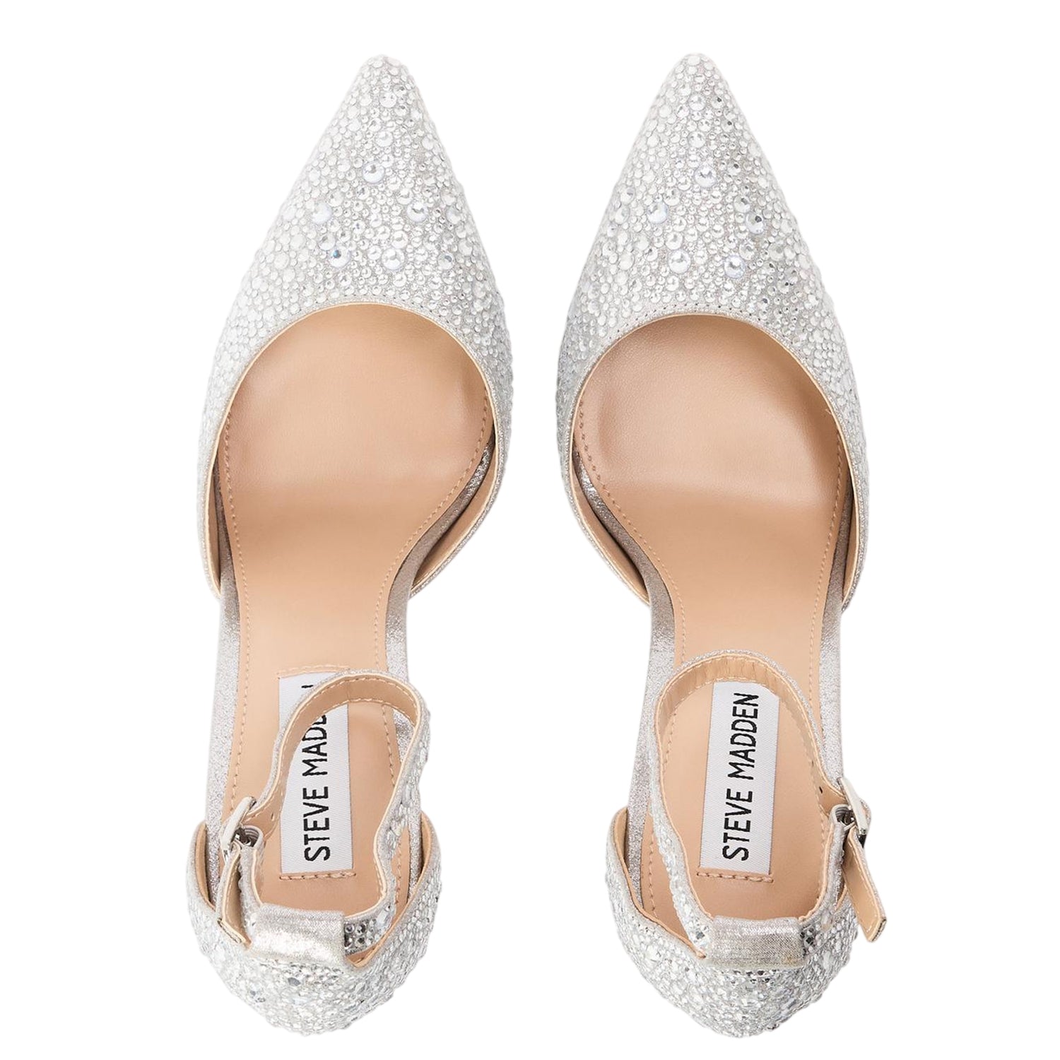 Silver - Lifestyle - Steve Madden Womens-Ladies Ravaged Stiletto Heel Court Shoes