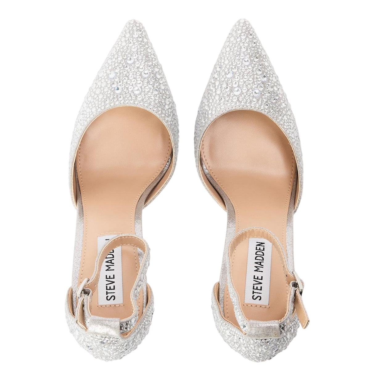 Silver - Lifestyle - Steve Madden Womens-Ladies Ravaged Stiletto Heel Court Shoes