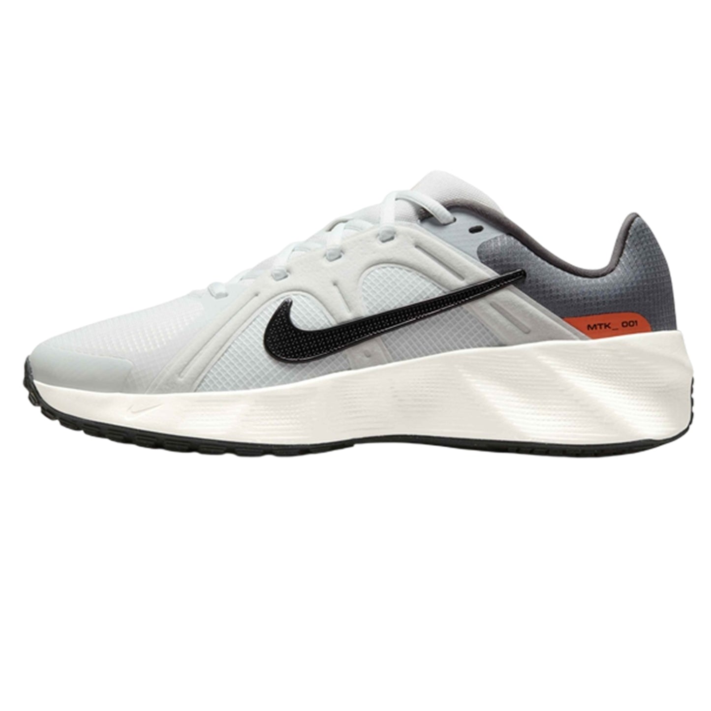 White-Black - Side - Nike Mens Metro Tek Shoes
