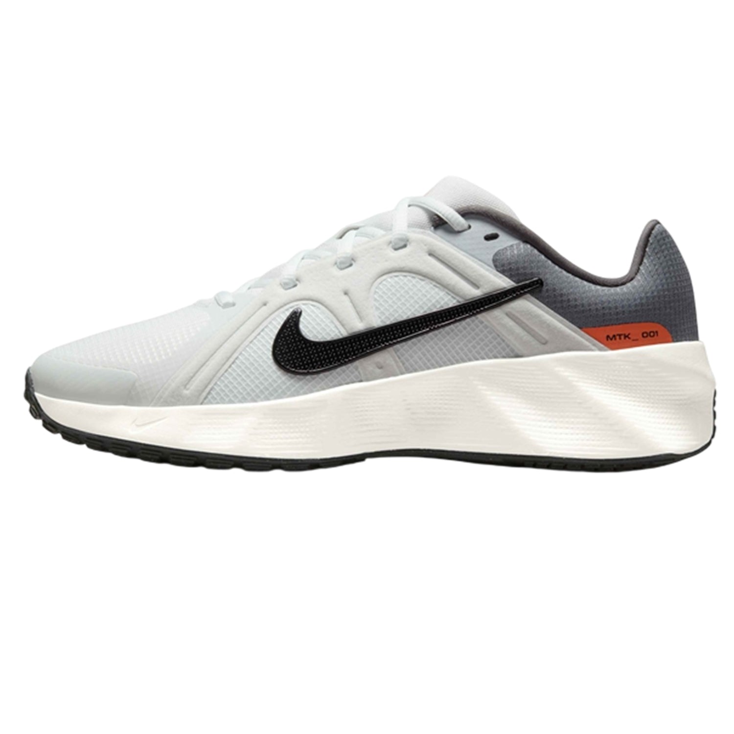 White-Black - Side - Nike Mens Metro Tek Shoes