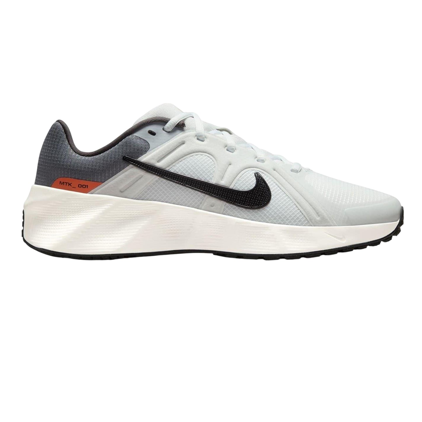White-Black - Front - Nike Mens Metro Tek Shoes