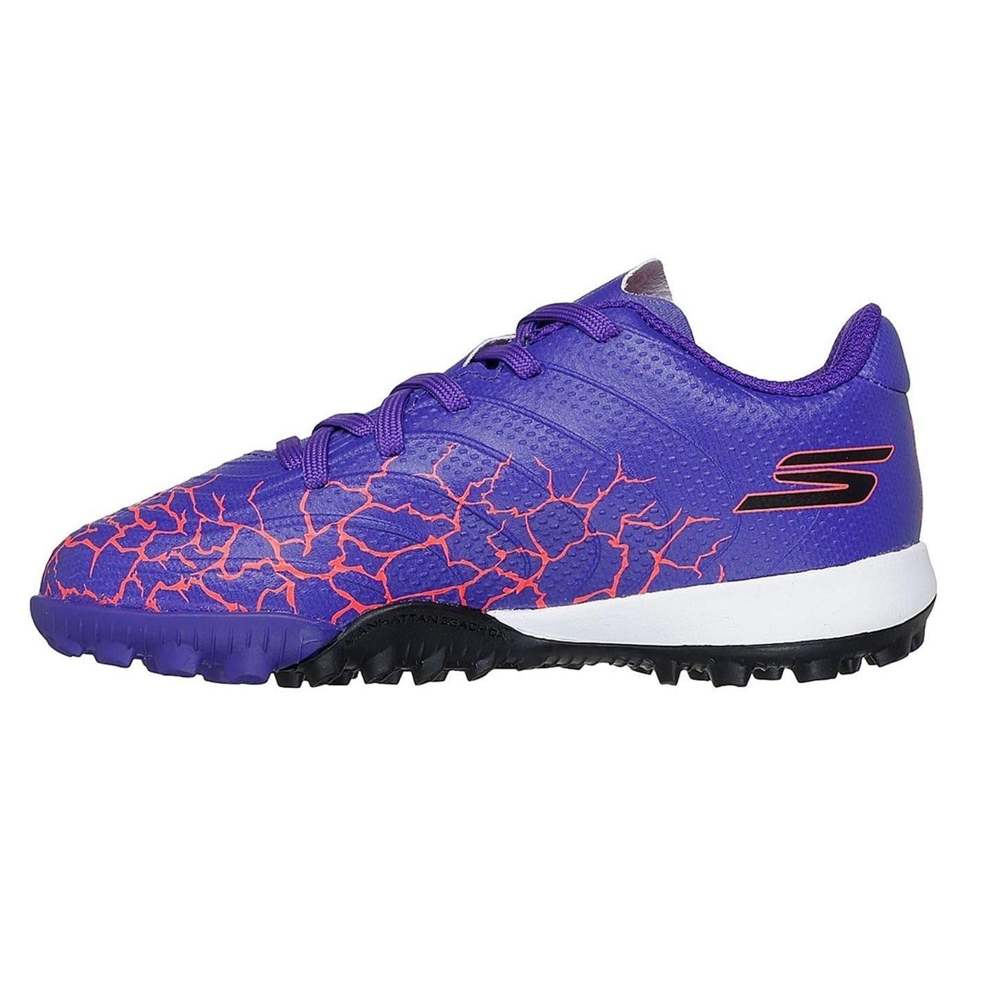 Purple - Back - Skechers Childrens-Kids Skx_1.5 Academy Football Boots