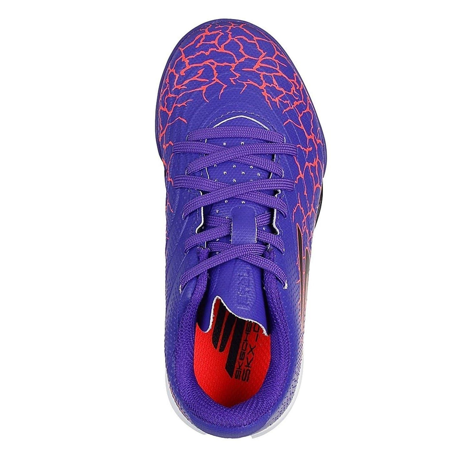 Purple - Side - Skechers Childrens-Kids Skx_1.5 Academy Football Boots