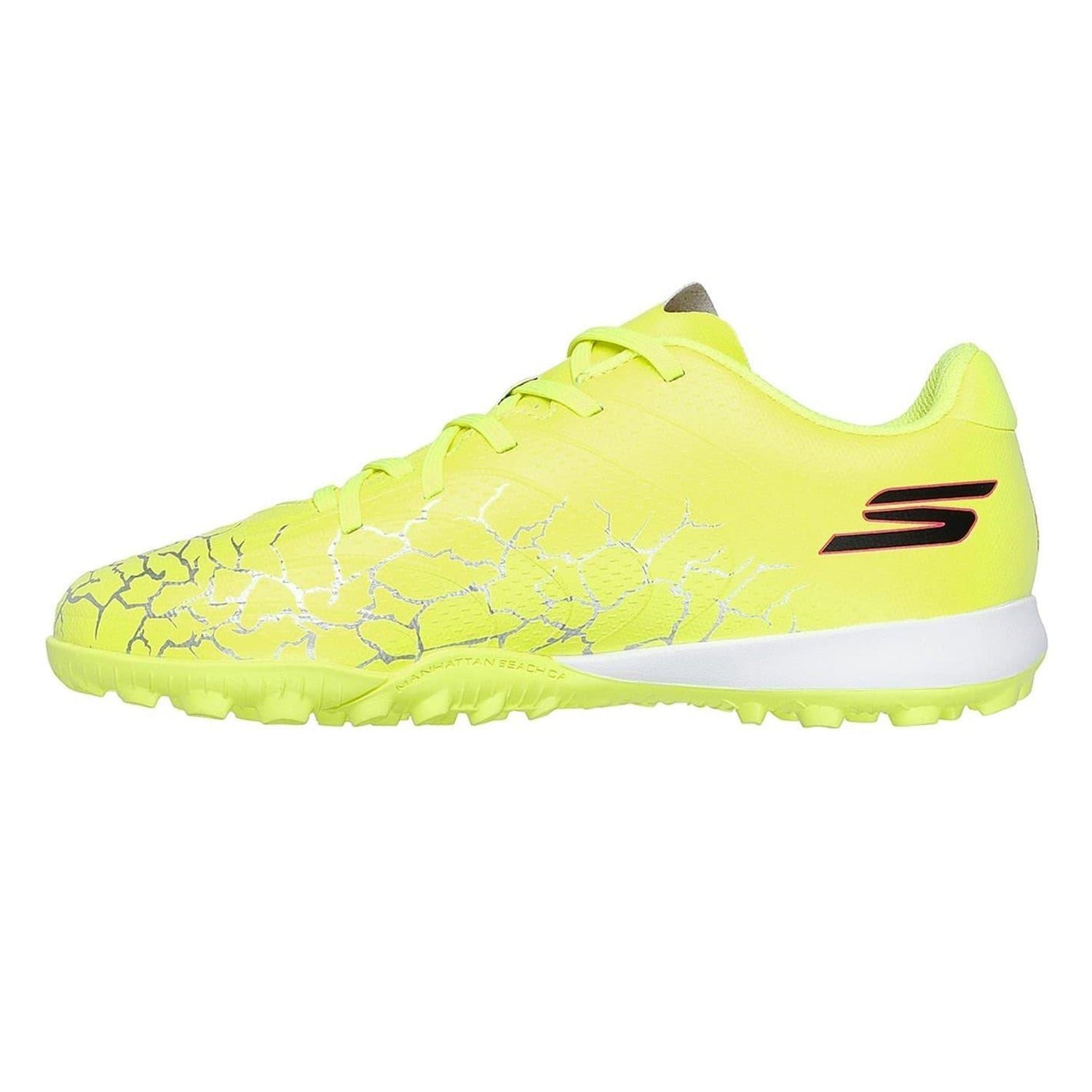 Yellow-Black - Back - Skechers Childrens-Kids Skx_1.5 Academy Football Boots