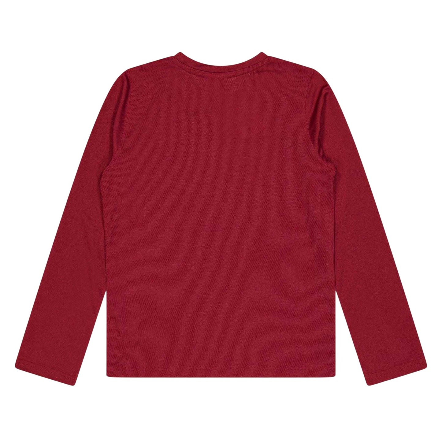 Red - Back - Puma Childrens-Kids Team Logo Long-Sleeved Top